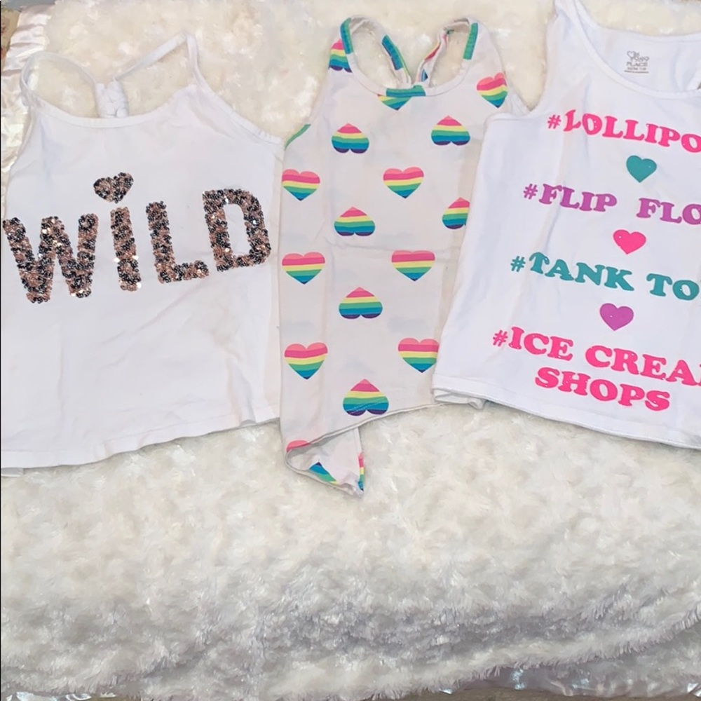 Girls Summer tank (bundle of 3)